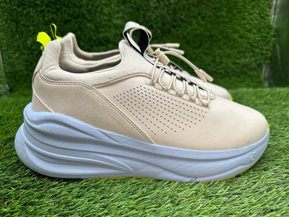 Clove Forte CL0032 Comfort Shoes Unisex W10.5/M9 Beige Leather Cushioned Nursing